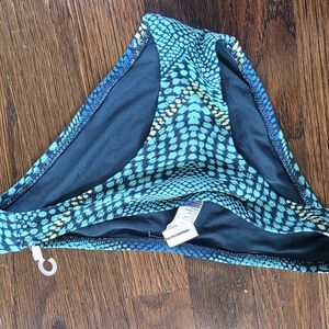 American Eagle Blue Green Bikini Bottom Size XXS Nwot.